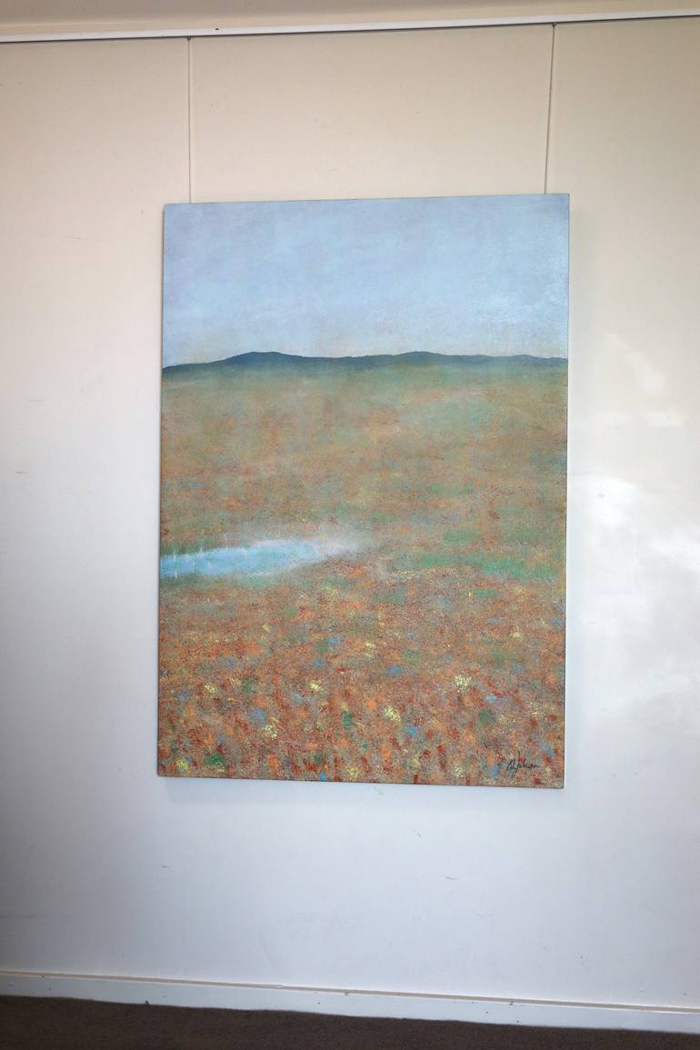 Original Abstract Landscape Painting by Barry Johnson