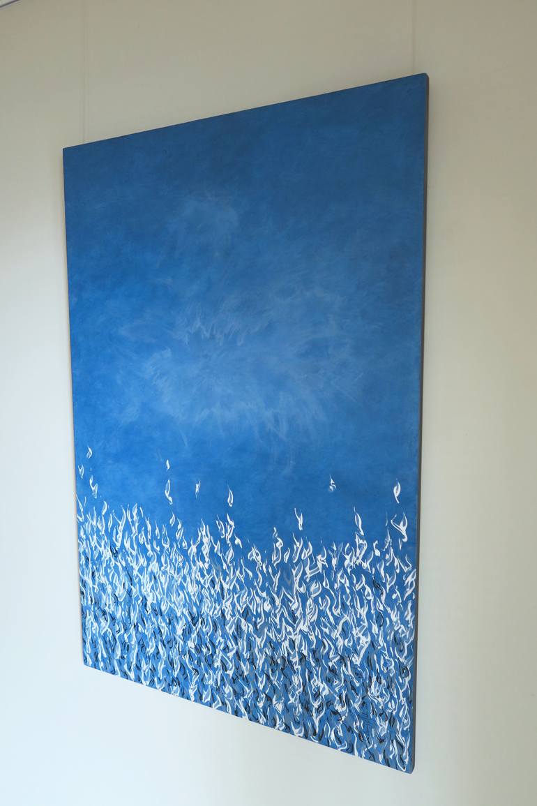 Original Abstract Expressionism Abstract Painting by Barry Johnson