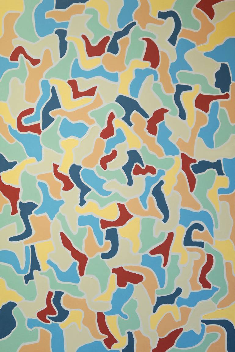 Original Minimalism Abstract Painting by Barry Johnson