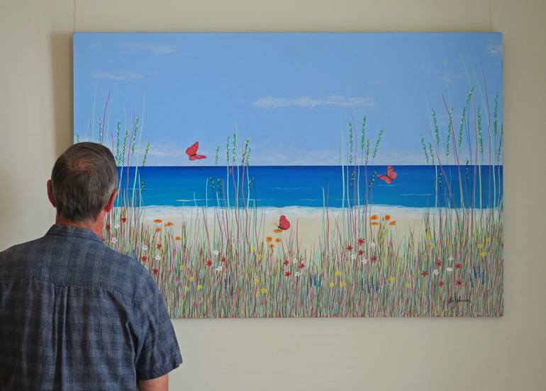 Original Impressionism Nature Painting by Barry Johnson