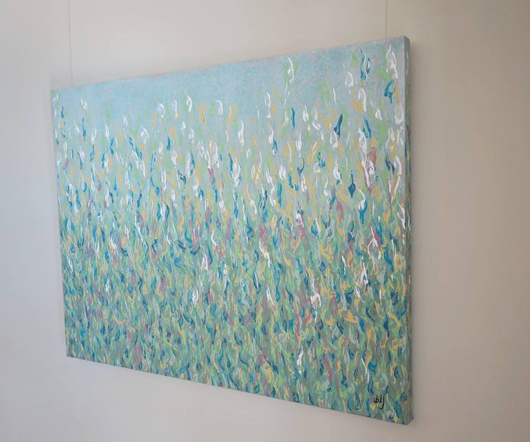 Original Abstract Expressionism Abstract Painting by Barry Johnson