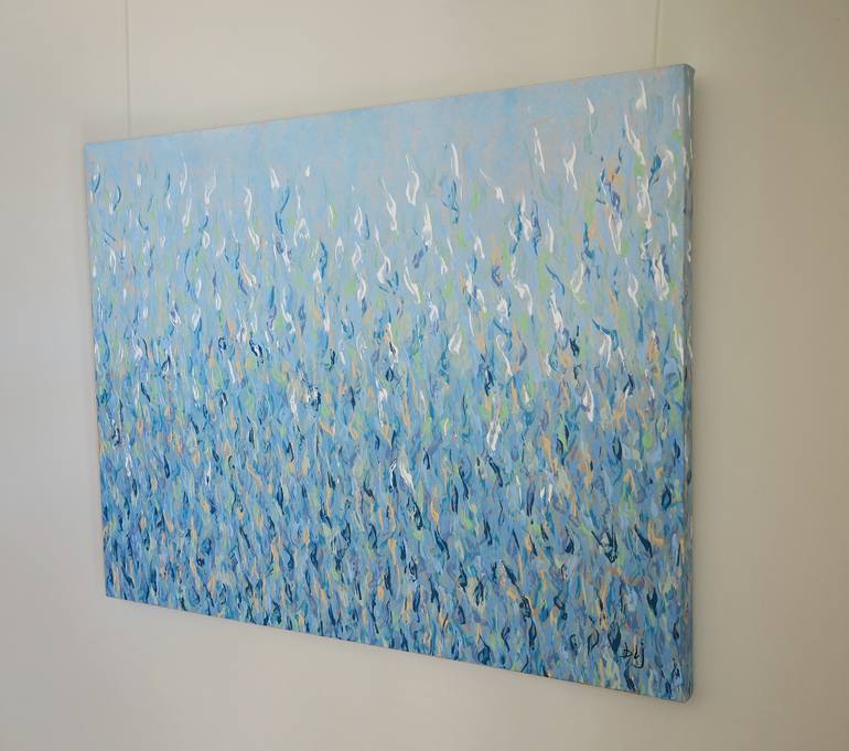Original Abstract Expressionism Abstract Painting by Barry Johnson