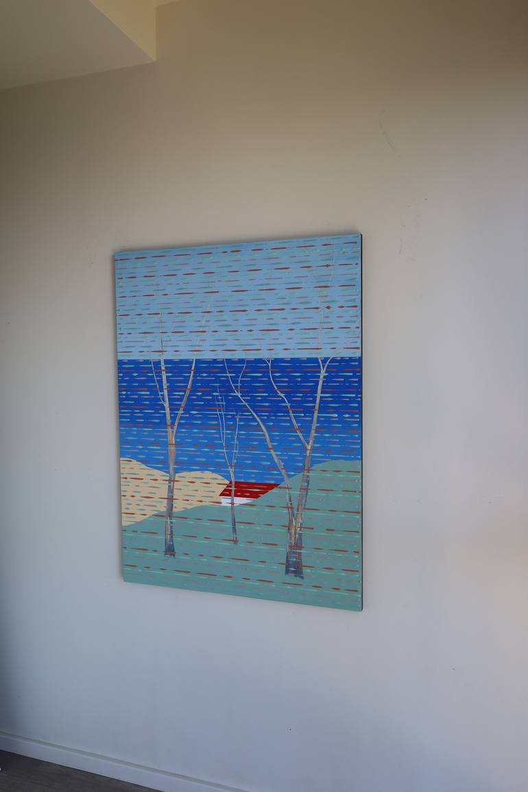 Original Abstract Landscape Painting by Barry Johnson