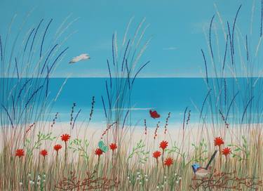 Print of Beach Paintings by Barry Johnson