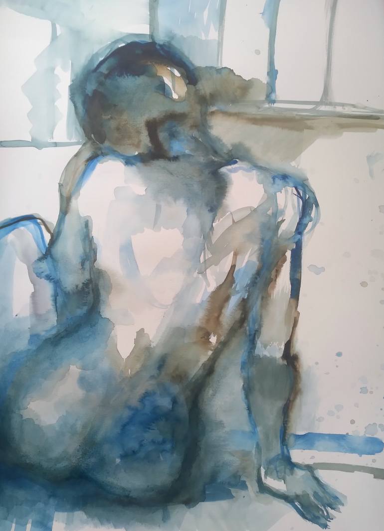 Original Expressionism Body Painting by Beatriz Mendonça De Castilho