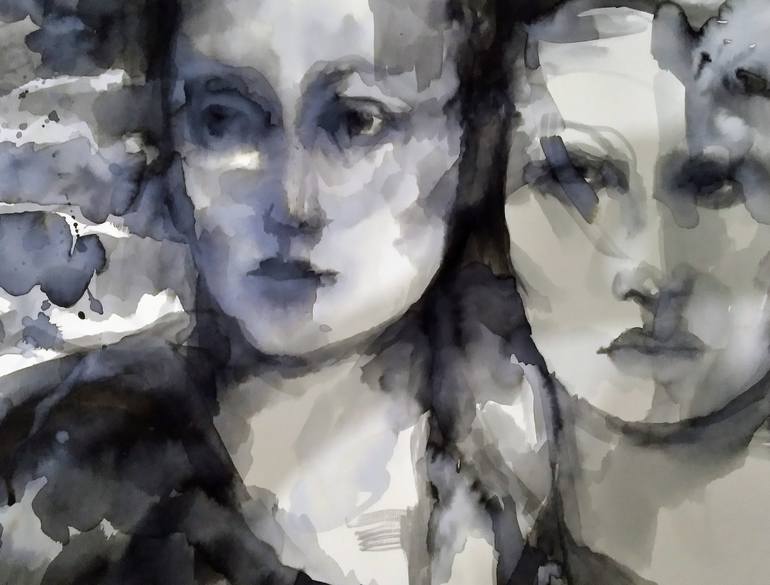 Original Figurative Portrait Painting by Beatriz Mendonça de Castilho