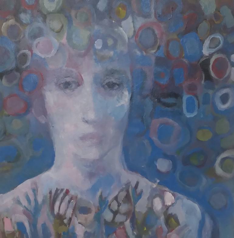 Original Figurative Portrait Painting by Beatriz Mendonça de Castilho