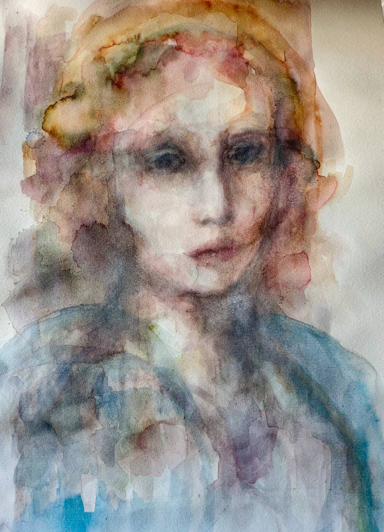 Original Expressionism People Painting by Beatriz Mendonça De Castilho