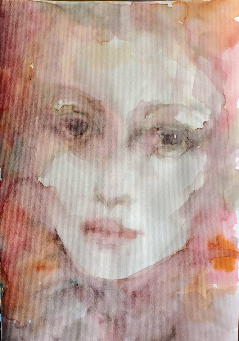 Original Expressionism People Painting by Beatriz Mendonça De Castilho