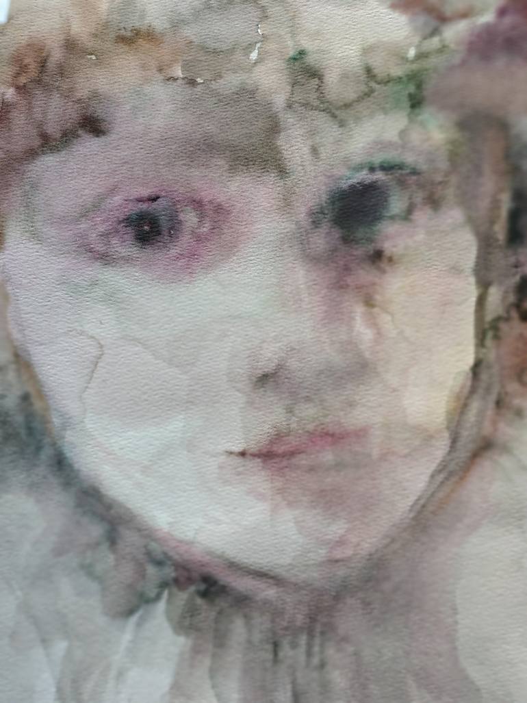 Original Expressionism People Painting by Beatriz Mendonça De Castilho