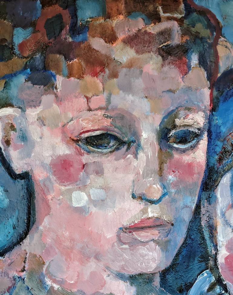 Original Expressionism People Painting by Beatriz Mendonça De Castilho
