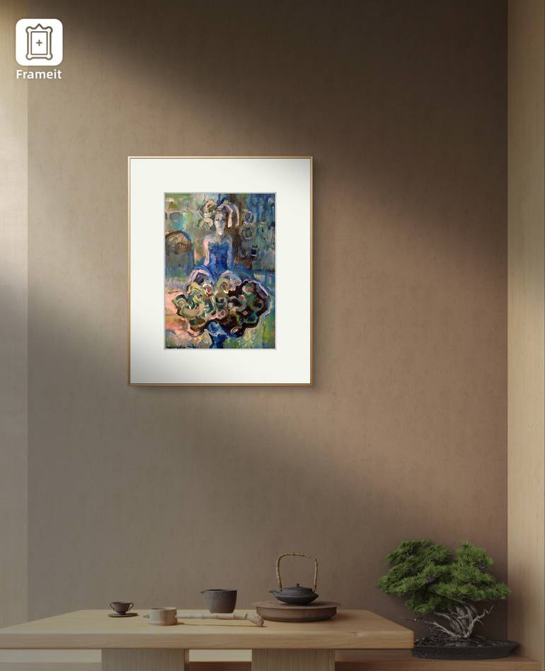 Original Expressionism People Painting by Beatriz Mendonça De Castilho