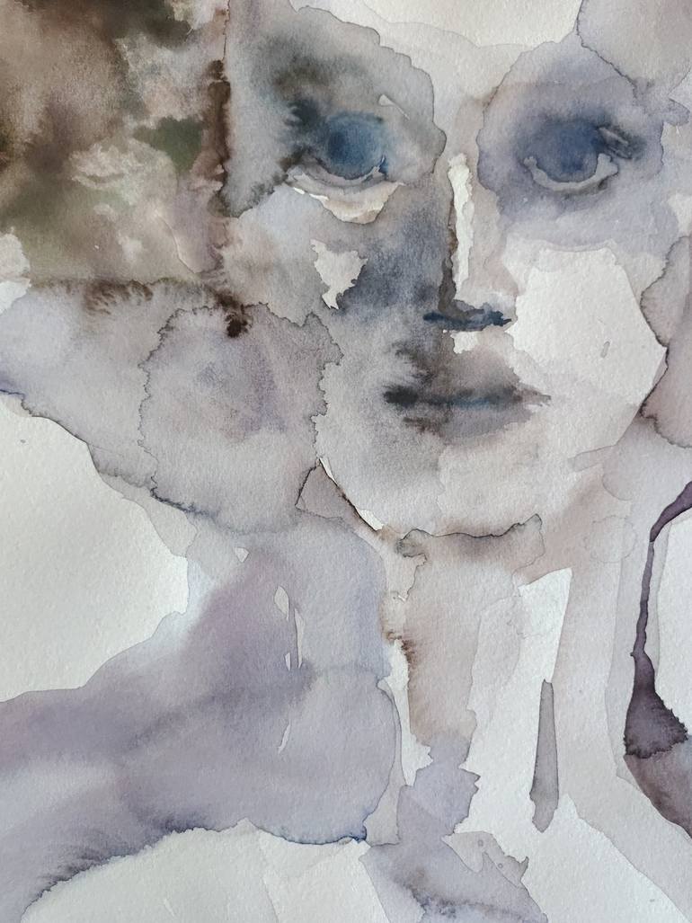 Original Expressionism People Painting by Beatriz Mendonça De Castilho
