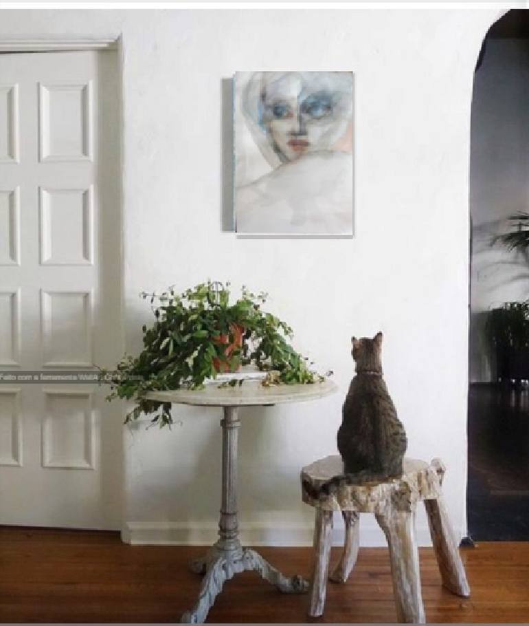 Original Expressionism People Painting by Beatriz Mendonça De Castilho