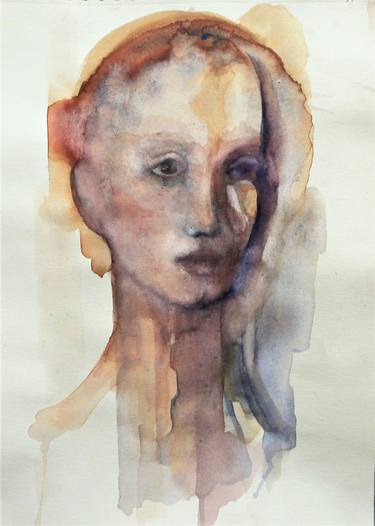 Print of Expressionism Portrait Paintings by Beatriz Mendonça de Castilho