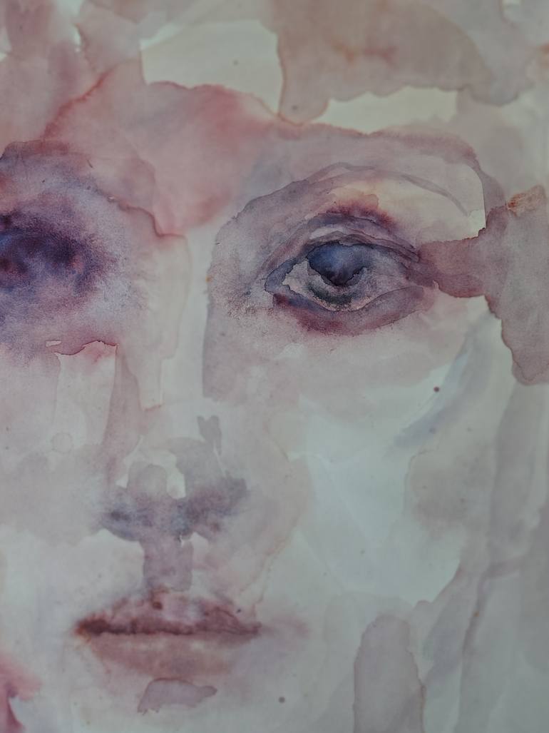 Original Expressionism People Painting by Beatriz Mendonça De Castilho