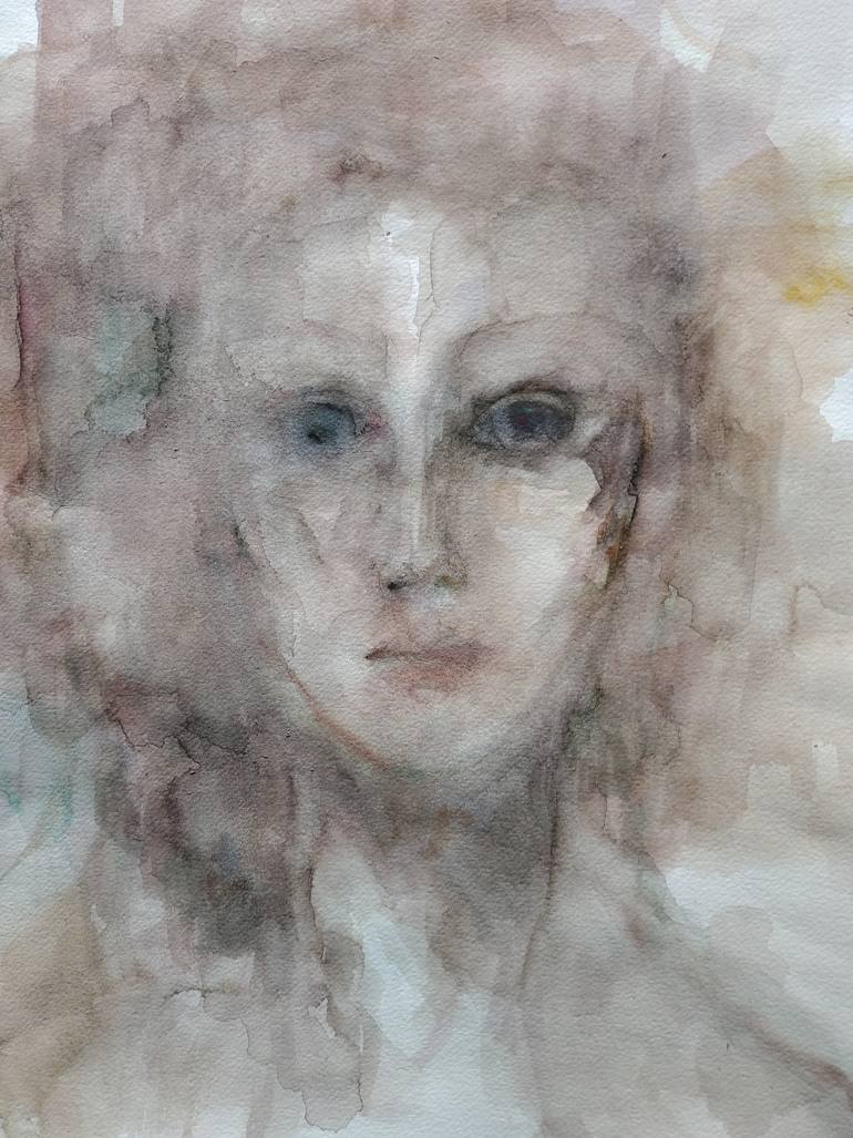 Original Expressionism People Painting by Beatriz Mendonça De Castilho