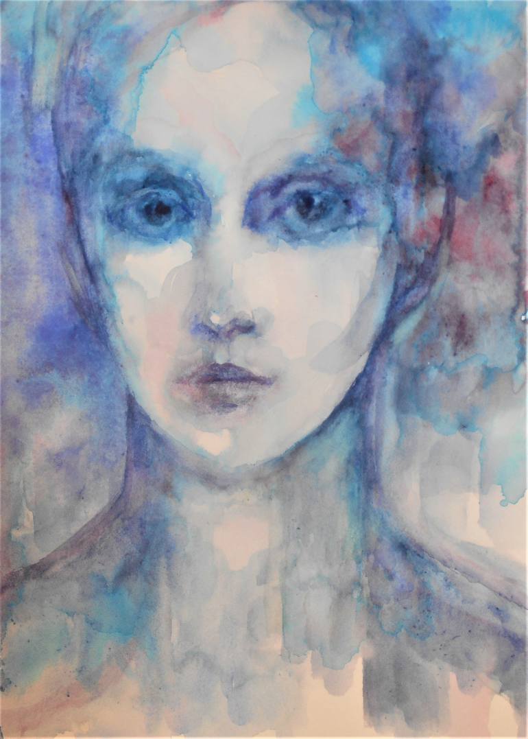 Young woman portrait Painting by Beatriz Mendonça de Castilho | Saatchi Art