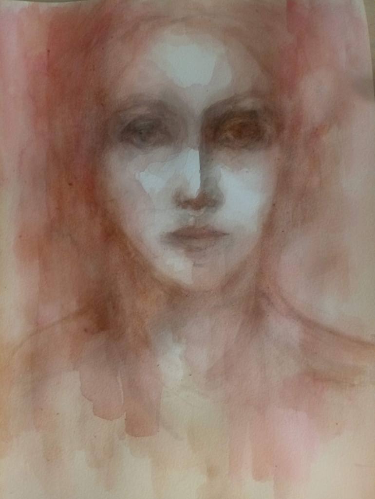 Original Fine Art Portrait Painting by Beatriz Mendonça de Castilho