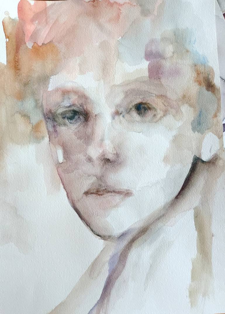 Original Expressionism People Painting by Beatriz Mendonça De Castilho