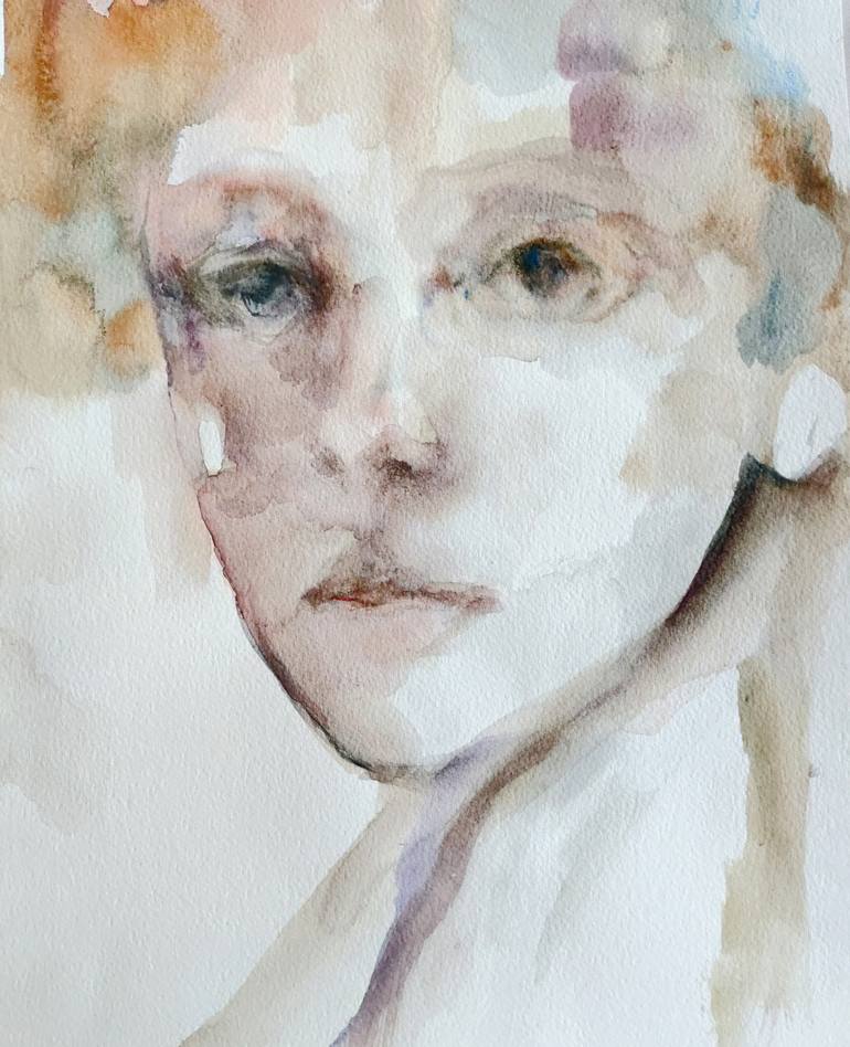 Original Expressionism People Painting by Beatriz Mendonça De Castilho