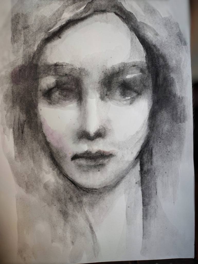 Original Figurative People Painting by Beatriz Mendonça De Castilho