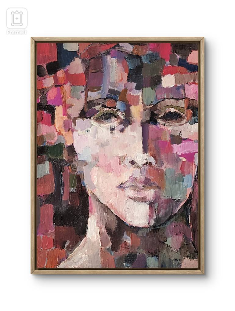 Original Expressionism People Painting by Beatriz Mendonça De Castilho