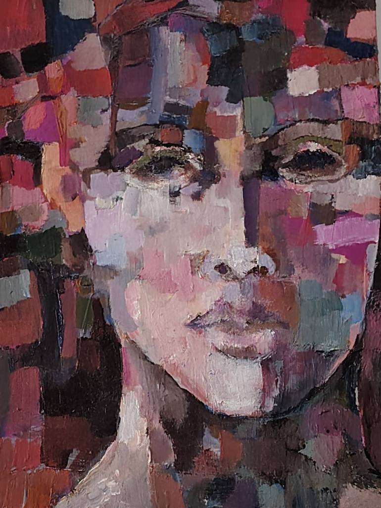 Original Expressionism People Painting by Beatriz Mendonça De Castilho