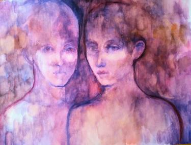 Print of Expressionism Portrait Paintings by Beatriz Mendonça de Castilho