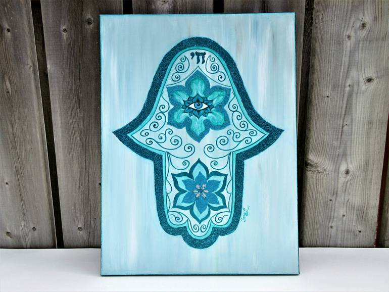 Original Art Deco Religion Painting by Inna Laktionova