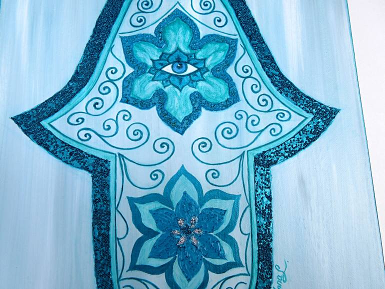 Original Art Deco Religion Painting by Inna Laktionova