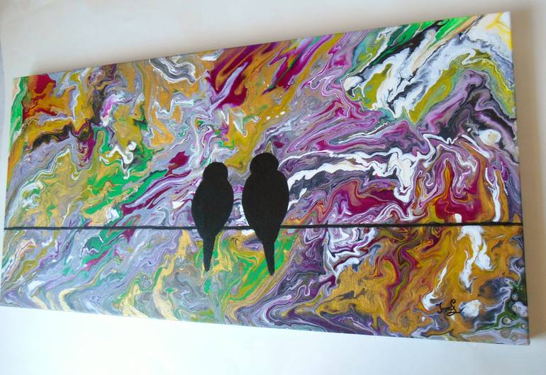 Original Abstract Painting by Inna Laktionova