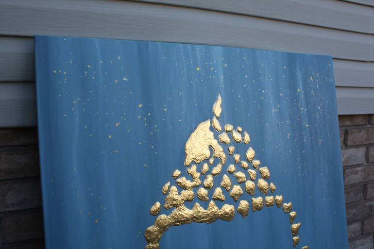 Original Art Deco Abstract Painting by Inna Laktionova