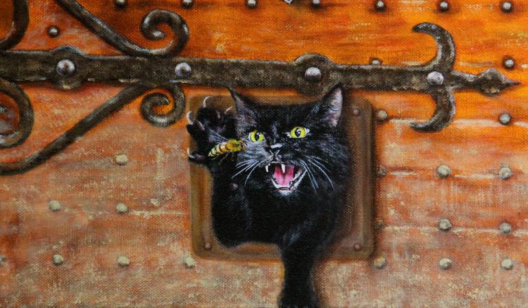 Original Figurative Humor Painting by Olga Hofmann