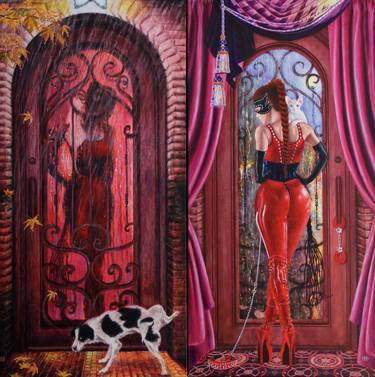 Print of Figurative Erotic Paintings by Olga Hofmann