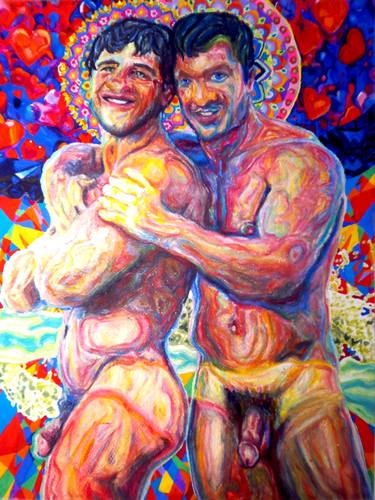 Original Pop Art Erotic Paintings by Andriel Tabrax