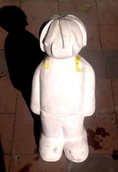 Original Pop Art Religious Sculpture by Andriel Tabrax