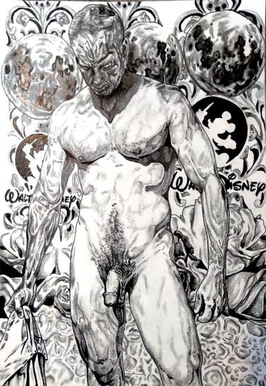 Print of Surrealism Erotic Drawings by Andriel Tabrax