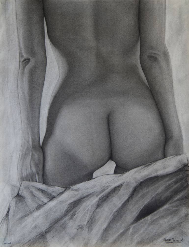 Original Sensual Painting Of A Nude Woman