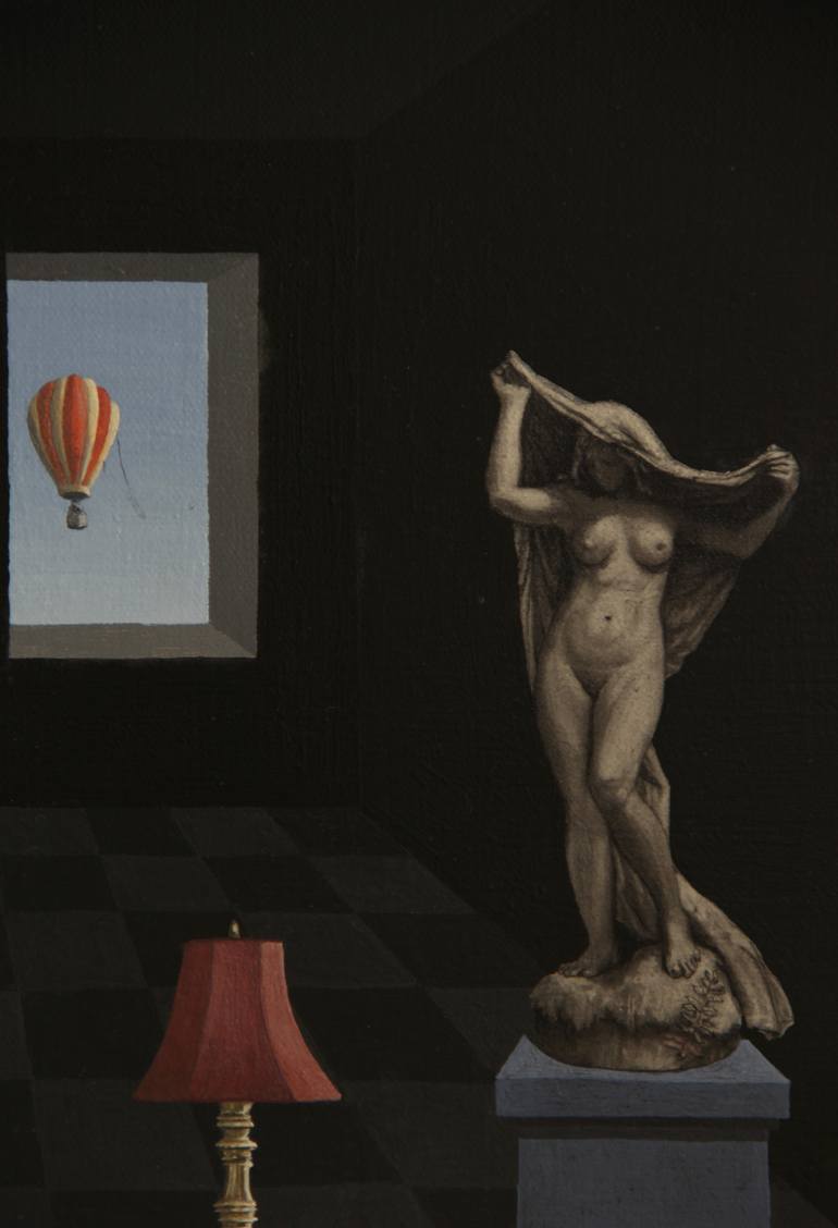 Original Nude Painting by Oscar Manuel Vargas