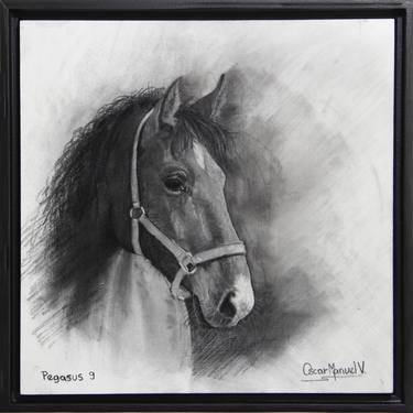 Original Horse Drawings by Oscar Manuel Vargas