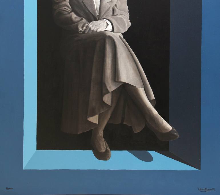 Original Women Painting by Oscar Manuel Vargas