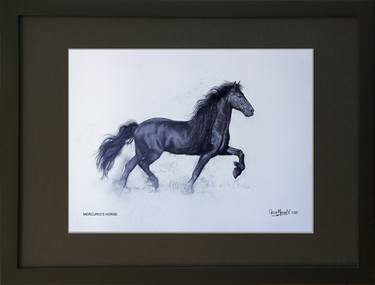 MERCURIO'S HORSE. Print, 9X12 inch - Limited Edition of 30 thumb
