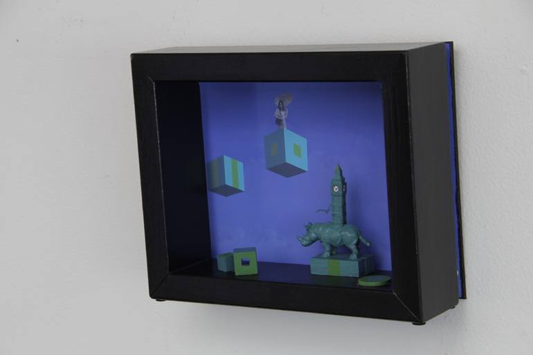 Original Figurative Landscape Sculpture by Oscar Manuel Vargas