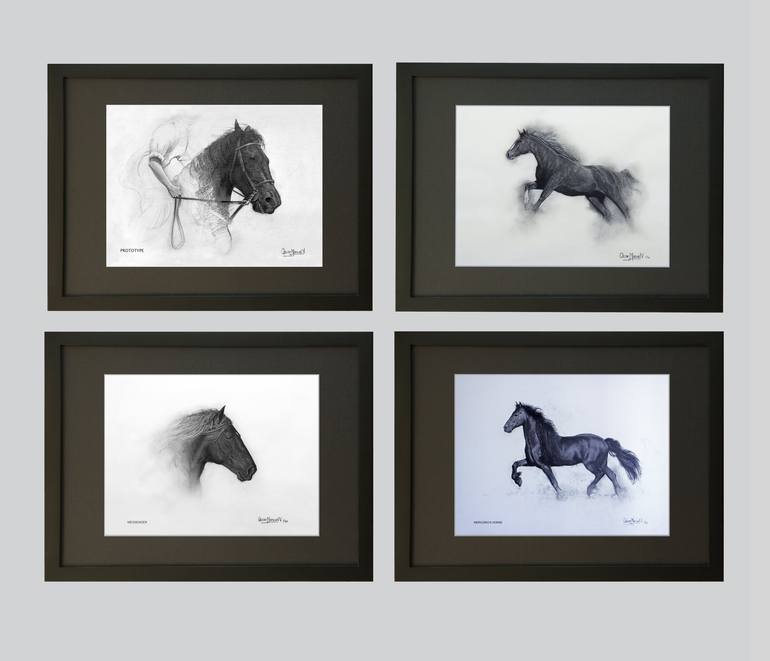 Original Figurative Horse Photography by Oscar Manuel Vargas