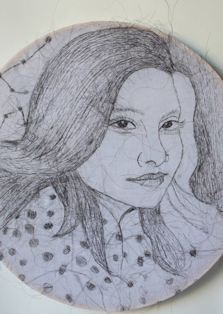 Original Portrait Drawing by Asma Sultana