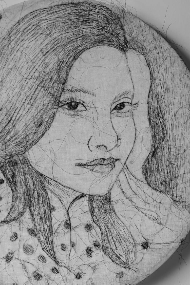 Original Portraiture People Drawing by Asma Sultana