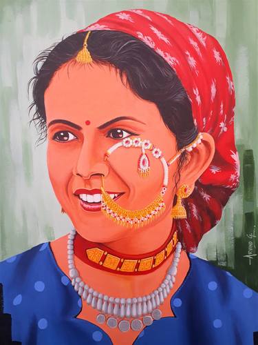 Print of World Culture Paintings by ARVIND GAIROLA