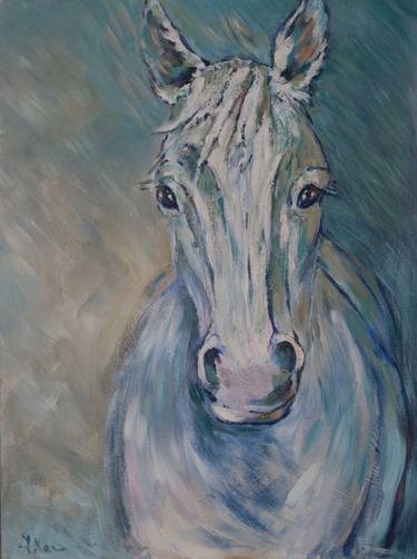 Print of Impressionism Horse Paintings by Jane Greensitt