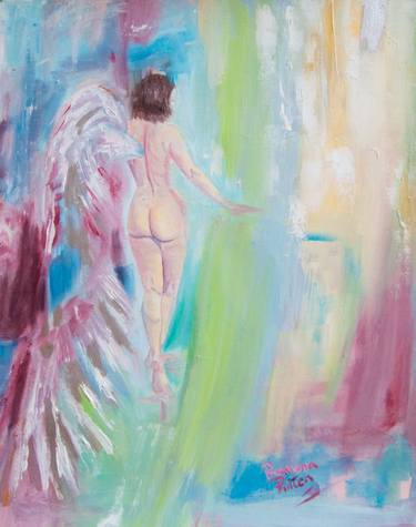 Original Figurative Nude Paintings by Ramona Pintea